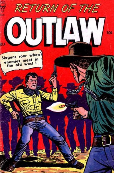 Cover for Return of the Outlaw (Toby, 1953 series) #4