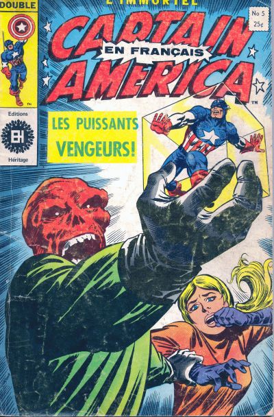 Cover for Capitaine America (Editions Héritage, 1970 series) #5