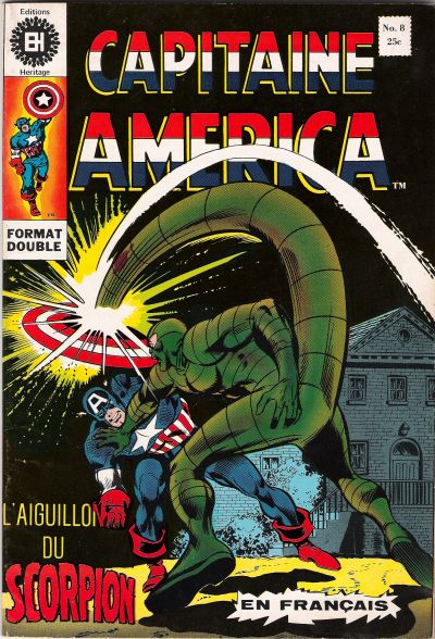 Cover for Capitaine America (Editions Héritage, 1970 series) #8