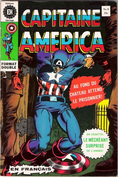 Cover for Capitaine America (Editions Héritage, 1970 series) #9