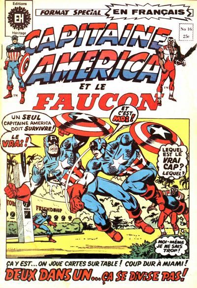 Cover for Capitaine America (Editions Héritage, 1970 series) #16