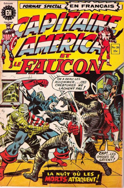 Cover for Capitaine America (Editions Héritage, 1970 series) #26