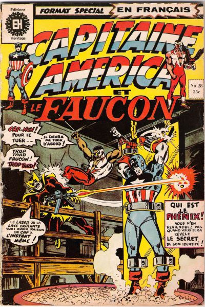 Cover for Capitaine America (Editions Héritage, 1970 series) #28