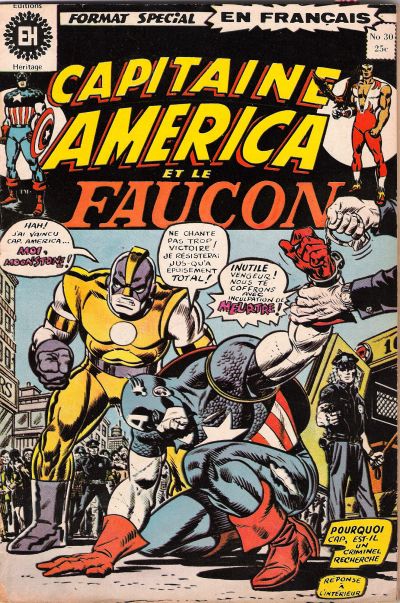 Cover for Capitaine America (Editions Héritage, 1970 series) #30