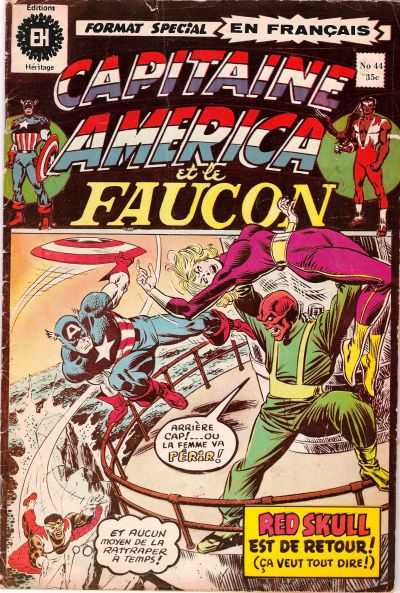 Cover for Capitaine America (Editions Héritage, 1970 series) #44