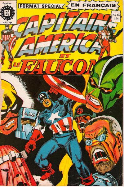 Cover for Capitaine America (Editions Héritage, 1970 series) #45