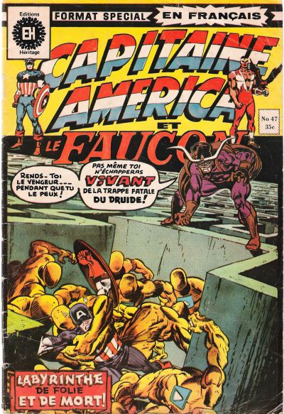 Cover for Capitaine America (Editions Héritage, 1970 series) #47