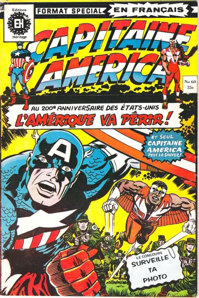 Cover for Capitaine America (Editions Héritage, 1970 series) #60