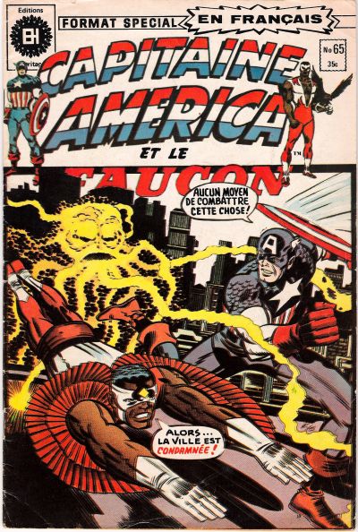 Cover for Capitaine America (Editions Héritage, 1970 series) #65