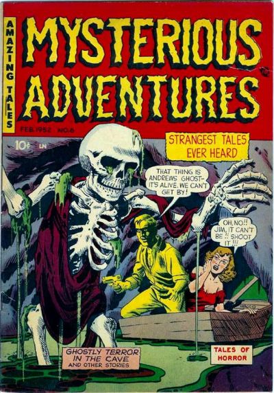 Cover for Mysterious Adventures (Story Comics, 1951 series) #6