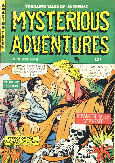 Cover for Mysterious Adventures (Story Comics, 1951 series) #8