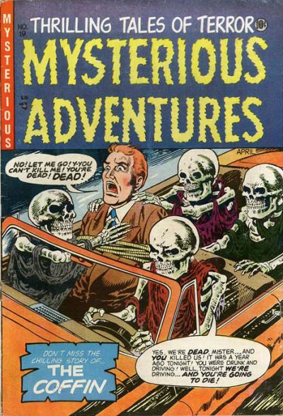 Cover for Mysterious Adventures (Story Comics, 1951 series) #19
