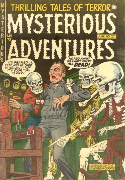 Cover for Mysterious Adventures (Story Comics, 1951 series) #20