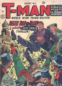 Cover Thumbnail for T-Man (Quality Comics, 1951 series) #3