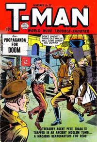 Cover Thumbnail for T-Man (Quality Comics, 1951 series) #22