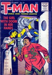 Cover Thumbnail for T-Man (Quality Comics, 1951 series) #30