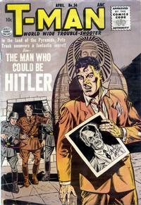 Cover Thumbnail for T-Man (Quality Comics, 1951 series) #34