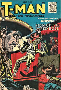 Cover for T-Man (Quality Comics, 1951 series) #36
