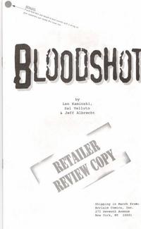 Cover Thumbnail for Bloodshot (Acclaim / Valiant, 1997 series) #1 [Preview Ashcan]
