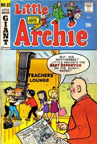 Cover for Little Archie (Archie, 1969 series) #62