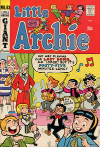 Cover for Little Archie (Archie, 1969 series) #63