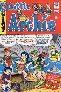 Cover for Little Archie (Archie, 1969 series) #81