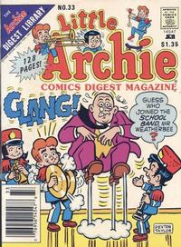 Cover Thumbnail for Little Archie Comics Digest Magazine (Archie, 1985 series) #33