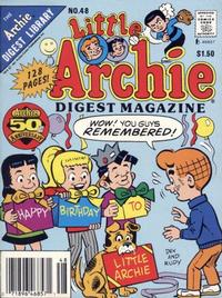 Cover Thumbnail for Little Archie Comics Digest Magazine (Archie, 1985 series) #48 [Newsstand]