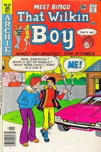 Cover Thumbnail for That Wilkin Boy (Archie, 1969 series) #40