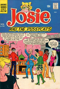 Cover Thumbnail for Josie and the Pussycats (Archie, 1969 series) #54