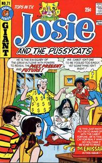 Cover Thumbnail for Josie and the Pussycats (Archie, 1969 series) #71