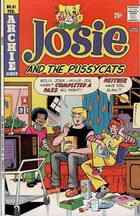 Cover Thumbnail for Josie and the Pussycats (Archie, 1969 series) #81