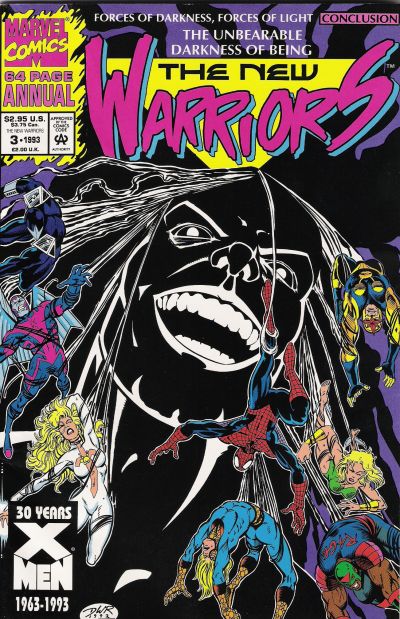 Cover for The New Warriors Annual (Marvel, 1991 series) #3