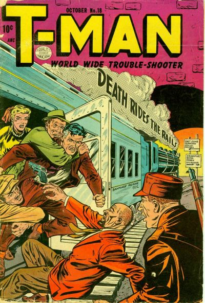 Cover for T-Man (Quality Comics, 1951 series) #18