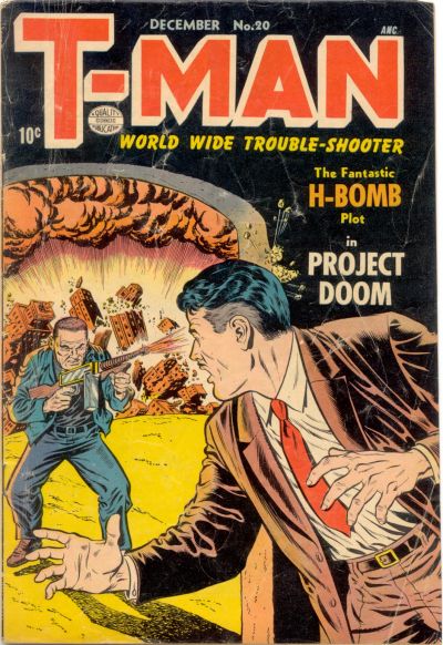 Cover for T-Man (Quality Comics, 1951 series) #20