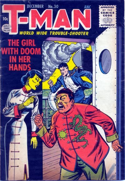 Cover for T-Man (Quality Comics, 1951 series) #30