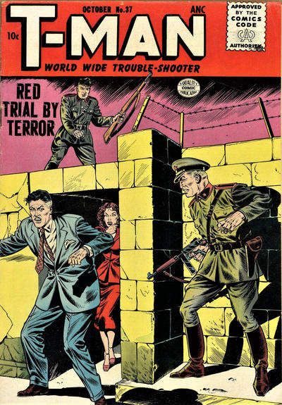 Cover for T-Man (Quality Comics, 1951 series) #37