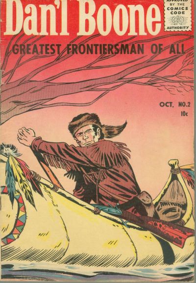 Cover for Dan'l Boone (Magazine Enterprises, 1955 series) #2
