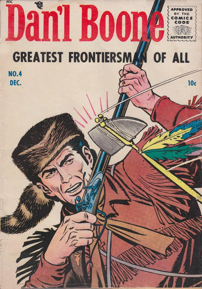 Cover for Dan'l Boone (Magazine Enterprises, 1955 series) #4