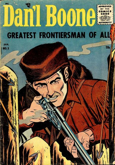 Cover for Dan'l Boone (Magazine Enterprises, 1955 series) #5