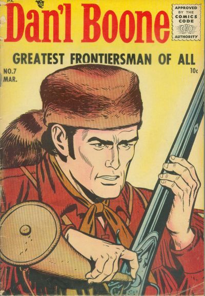 Cover for Dan'l Boone (Magazine Enterprises, 1955 series) #7