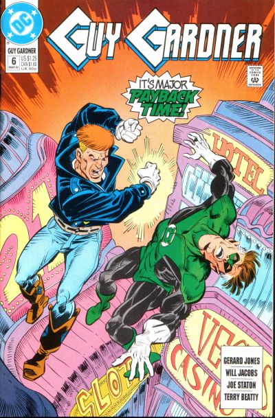 Cover for Guy Gardner (DC, 1992 series) #6 [Direct]