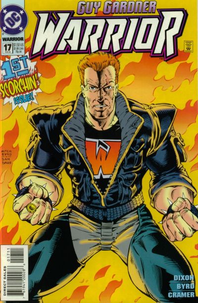 Cover for Guy Gardner: Warrior (DC, 1994 series) #17