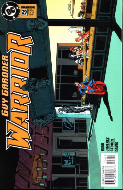 Cover for Guy Gardner: Warrior (DC, 1994 series) #29 [Standard Edition - Direct Sales]