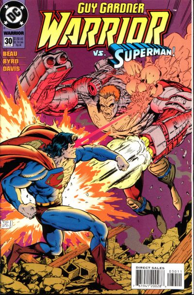 Cover for Guy Gardner: Warrior (DC, 1994 series) #30