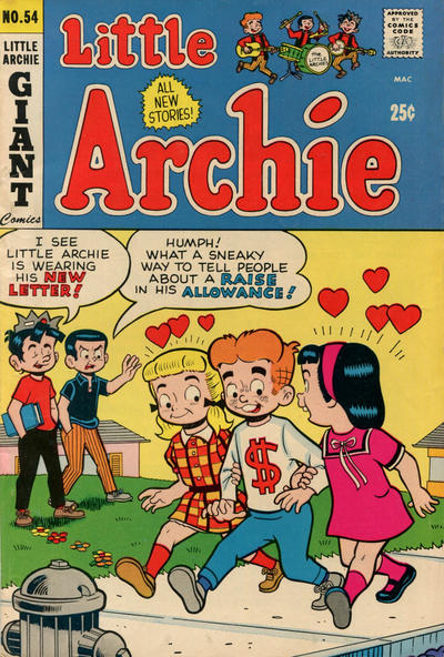 Cover for Little Archie (Archie, 1969 series) #54