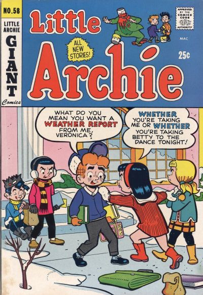 Cover for Little Archie (Archie, 1969 series) #58
