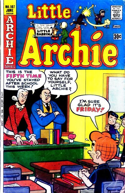 Cover for Little Archie (Archie, 1969 series) #107