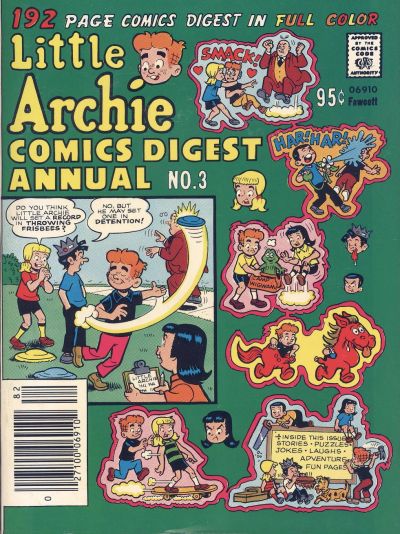 Cover for Little Archie Comics Digest Annual (Archie, 1977 series) #3
