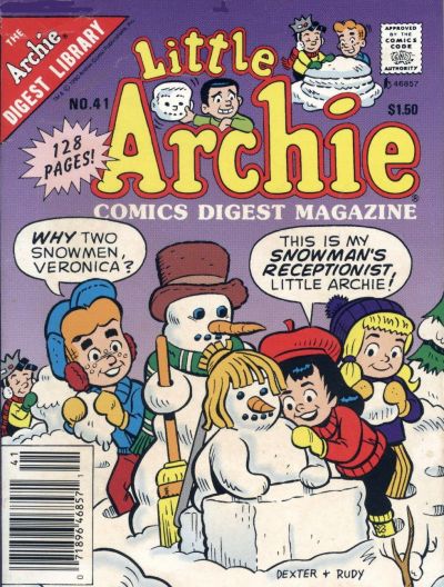Cover for Little Archie Comics Digest Magazine (Archie, 1985 series) #41 [Newsstand]